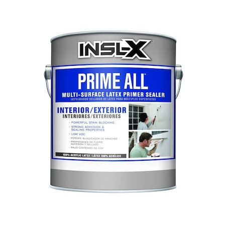 Insl-X By Benjamin Moore Insl-X Prime All White Flat Water-Based Acrylic Latex Primer 1 gal AP1000099-01